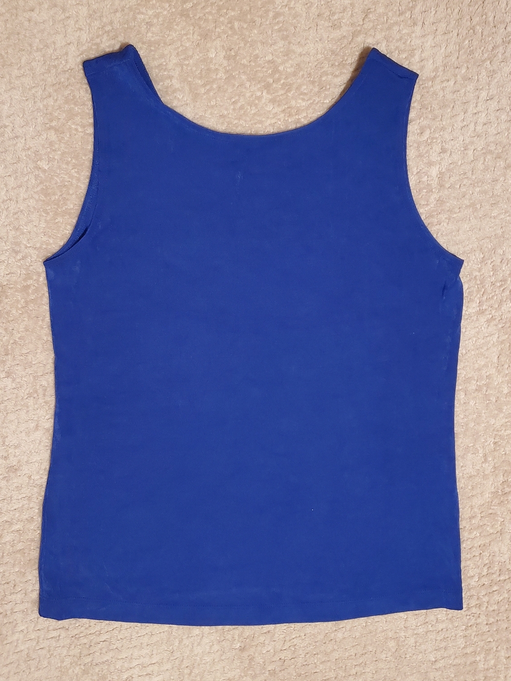 Chico's Cobalt Scoop Neck Tank Top